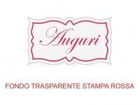 Etichette adesive auguri (mm 40x23) (cod. 2O)